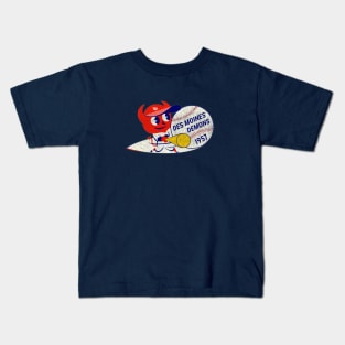 Vintage Des Moines Demons Baseball 1925 Kids T-Shirt